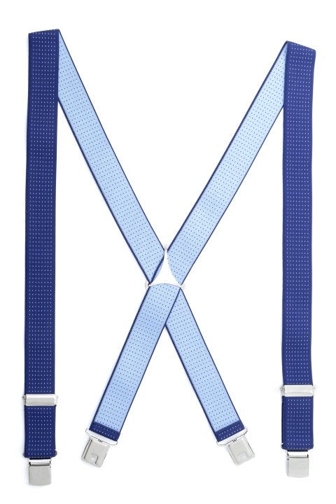 Tirante de Hombre tipo cruceta Estampado Celeste C-95